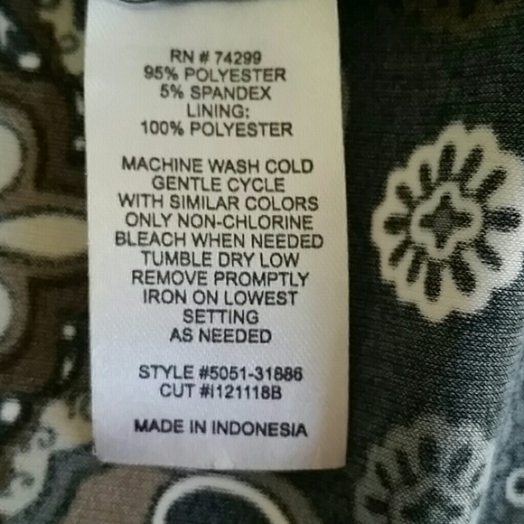 Black & Brown Dress by Enfocus Studio - Picture 6 of 6